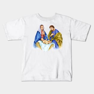 Nativity Painted Scene Kids T-Shirt